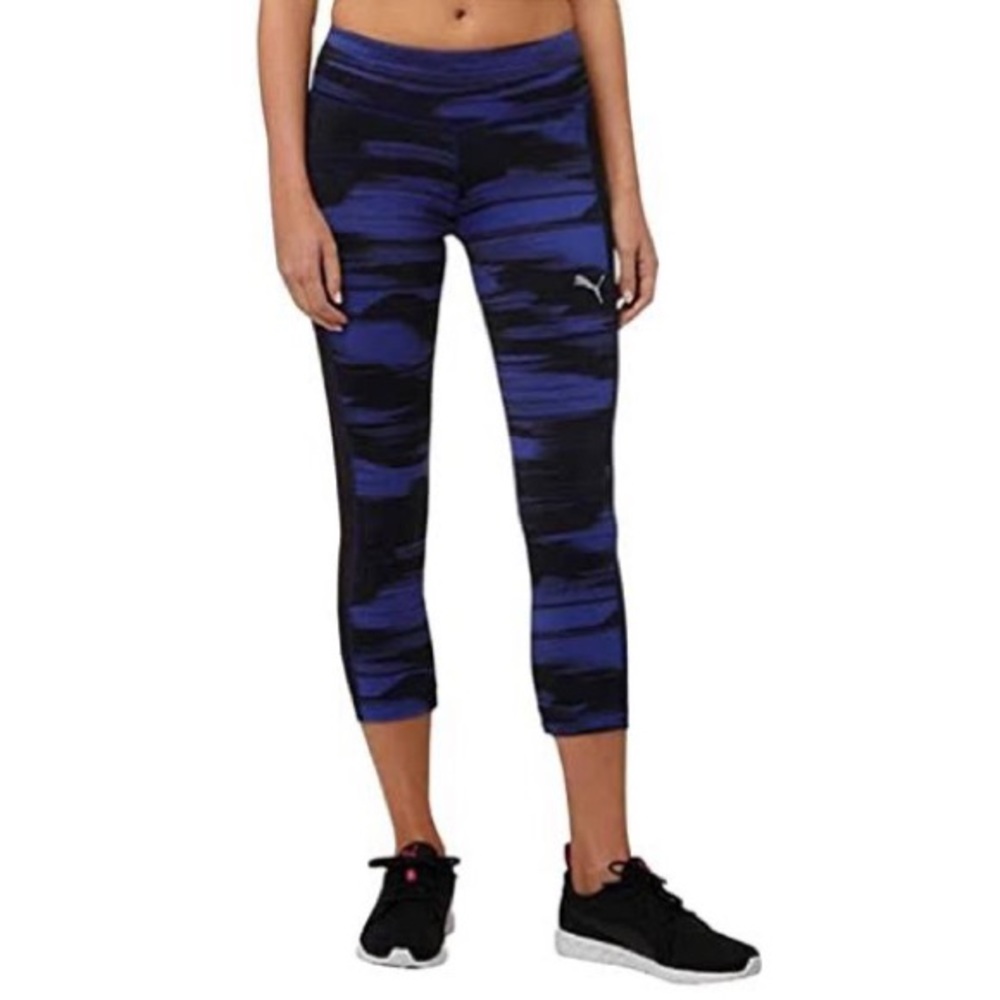 Puma Cropped Leggings Capri Blurred Tights L